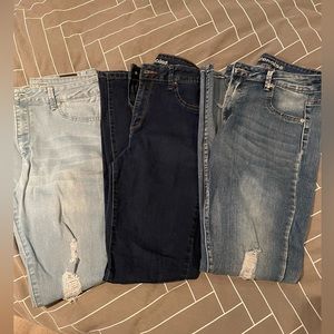 3 Pairs Basically New Bluenotes High Rise Jeggings